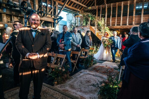 A Gothic Romantic Autumn Harvest Wedding at The Barns at Lodge Farm, Epping. Essex Documentary Wedding Photographer