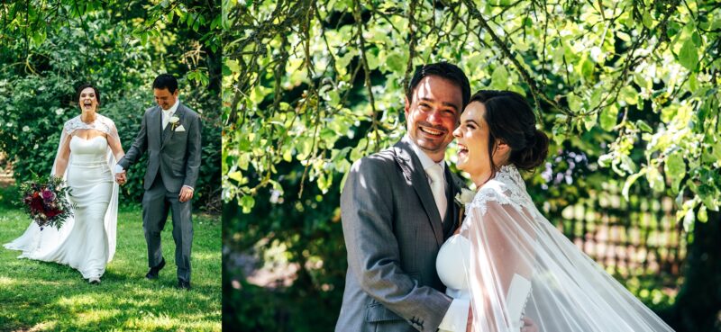 Jewelled tones, lawn games & axe throwing for this White Hart, Great Yeldham wedding. Best Essex Suffolk documentary wedding photographer