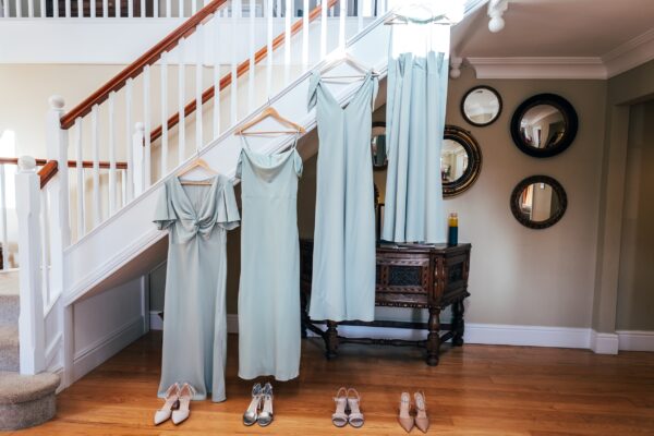 Spring pastels and a rainbow for an intimate wedding at Tuffon Hall Vineyard. Essex Documentary Wedding Photographer