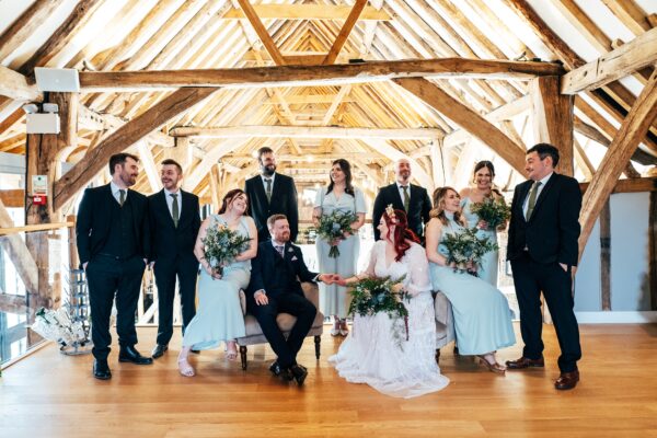 Spring pastels and a rainbow for an intimate wedding at Tuffon Hall Vineyard. Essex Documentary Wedding Photographer