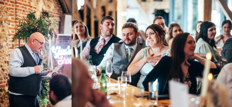 Spring pastels and a rainbow for an intimate wedding at Tuffon Hall Vineyard. Essex Documentary Wedding Photographer