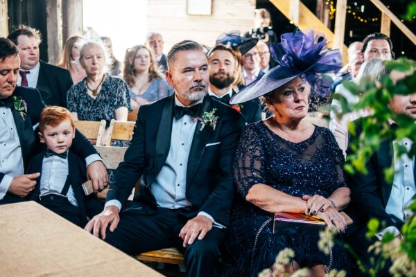 Spring brights & black tie for rustic glamour at The Barns at Lodge Farm. Essex documentary wedding photographer