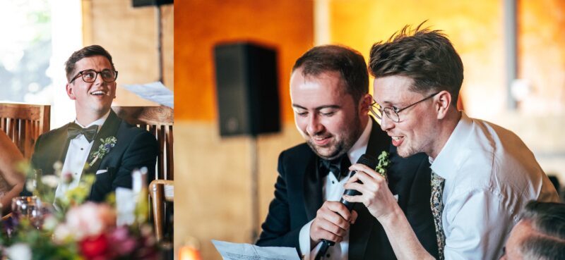 Spring brights & black tie for rustic glamour at The Barns at Lodge Farm. Essex documentary wedding photographer