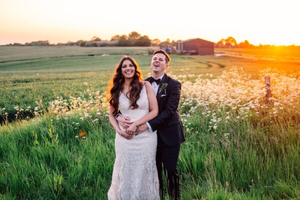 Spring brights & black tie for rustic glamour at The Barns at Lodge Farm. Essex documentary wedding photographer