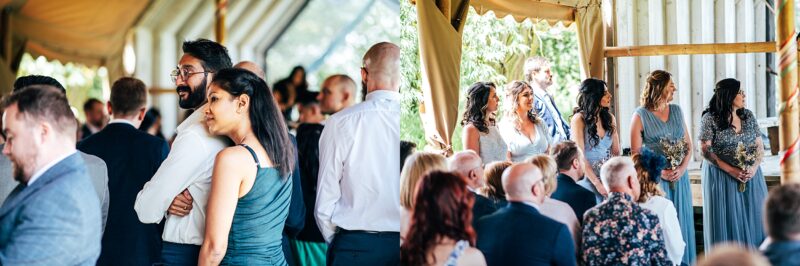 Chilled out festival vibes for Amy & Dom at Wilderness Wedding Venue. Essex & Kent documentary wedding photographer