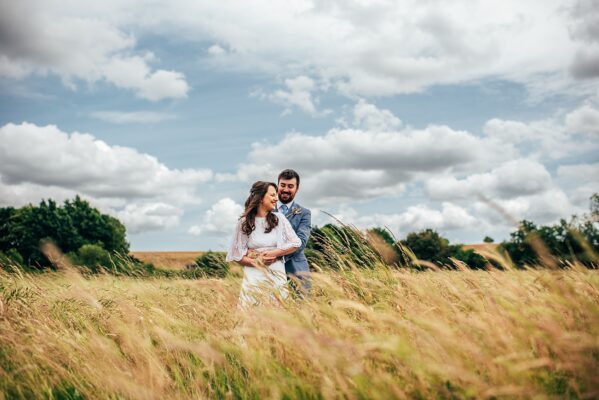 Chilled out festival vibes for Amy & Dom at Wilderness Wedding Venue. Essex & Kent documentary wedding photographer