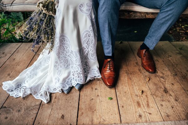 Chilled out festival vibes for Amy & Dom at Wilderness Wedding Venue. Essex & Kent documentary wedding photographer