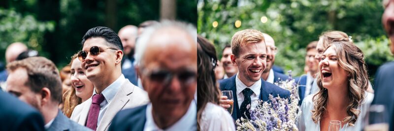 Chilled out festival vibes for Amy & Dom at Wilderness Wedding Venue. Essex & Kent documentary wedding photographer