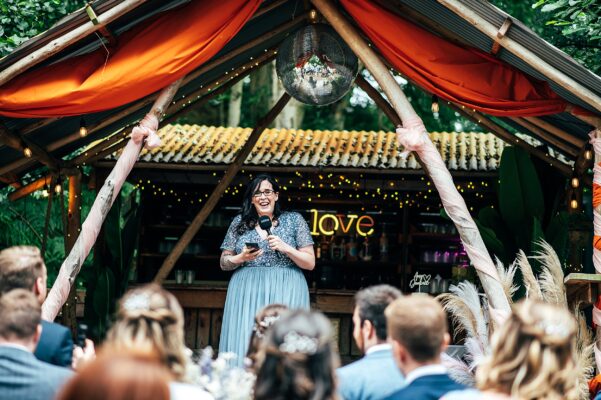 Chilled out festival vibes for Amy & Dom at Wilderness Wedding Venue. Essex & Kent documentary wedding photographer