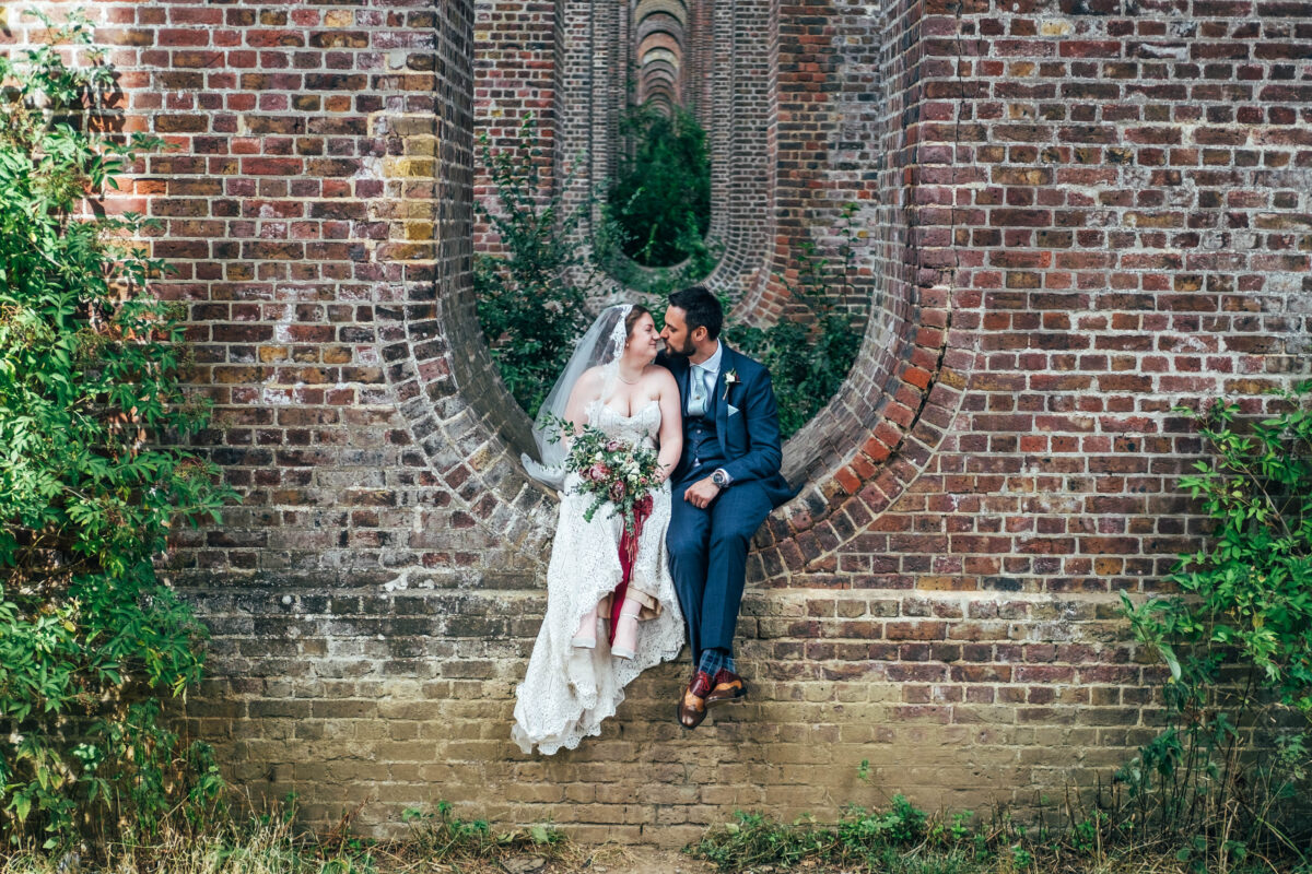 Chappel Viaduct, East Anglian railway museum wedding Best Essex documentary wedding photographer