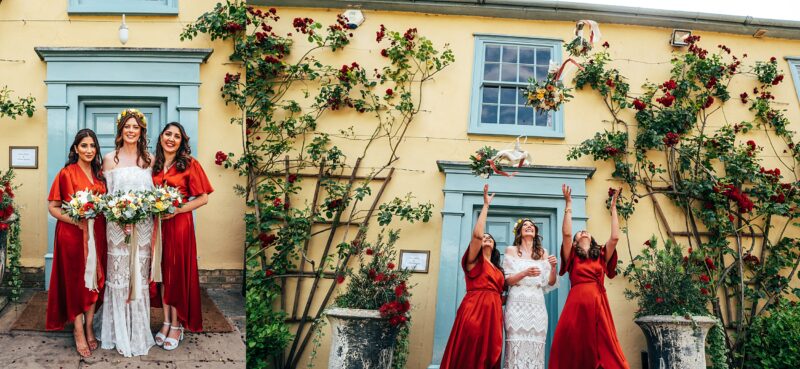 Disco balls, piglets & summer brights for an ultra chill, boho wedding vibe at South Farm Essex Hertfordshire Wedding Photographer