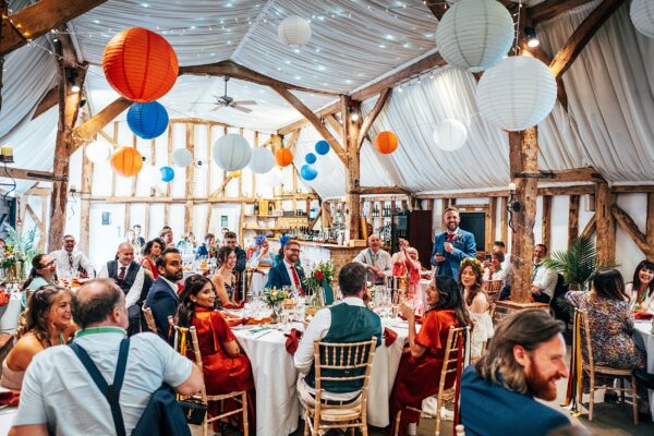 Disco balls, piglets & summer brights for an ultra chill, boho wedding vibe at South Farm Essex Hertfordshire Wedding Photographer