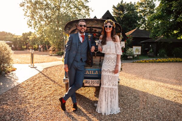 Disco balls, piglets & summer brights for an ultra chill, boho wedding vibe at South Farm Essex Hertfordshire Wedding Photographer