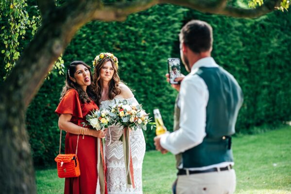 Disco balls, piglets & summer brights for an ultra chill, boho wedding vibe at South Farm Essex Hertfordshire Wedding Photographer