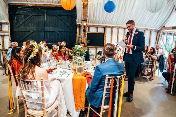 Disco balls, piglets & summer brights for an ultra chill, boho wedding vibe at South Farm Essex Hertfordshire Wedding Photographer