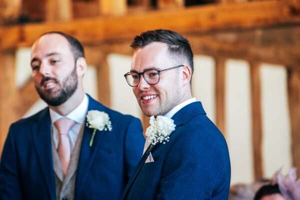 Pastel pink for an intimate summer wedding at Blake Hall Best Essex Documentary Wedding Photographer