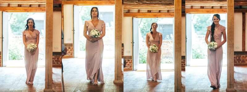 Pastel pink for an intimate summer wedding at Blake Hall Best Essex Documentary Wedding Photographer