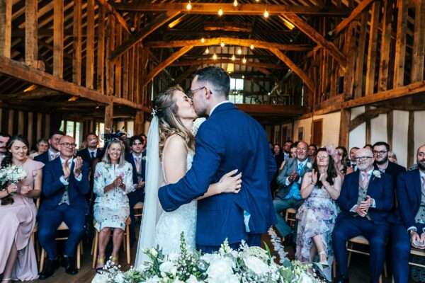 Pastel pink for an intimate summer wedding at Blake Hall Best Essex Documentary Wedding Photographer