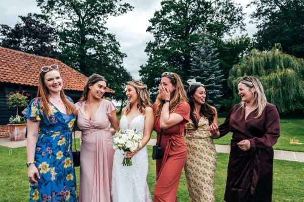 Pastel pink for an intimate summer wedding at Blake Hall Best Essex Documentary Wedding Photographer