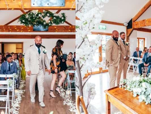 Neutrals & Greens for a laid back Summer wedding at Maidens Barn Best Essex Documentary Wedding Photographer