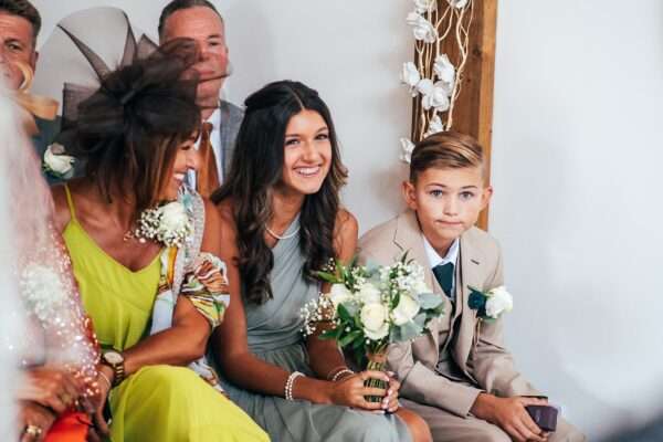 Neutrals & Greens for a laid back Summer wedding at Maidens Barn Best Essex Documentary Wedding Photographer