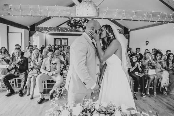 Neutrals & Greens for a laid back Summer wedding at Maidens Barn Best Essex Documentary Wedding Photographer