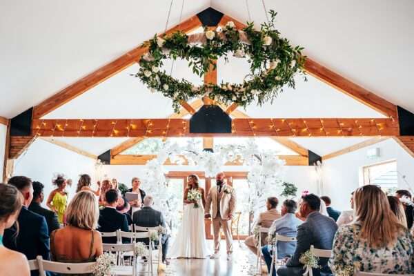 Neutrals & Greens for a laid back Summer wedding at Maidens Barn Best Essex Documentary Wedding Photographer