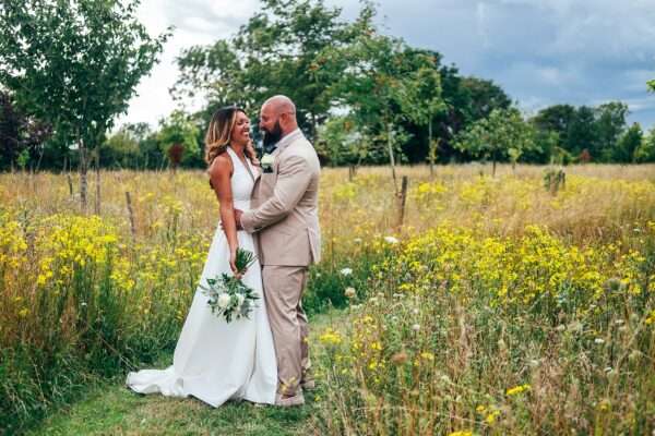 Neutrals & Greens for a laid back Summer wedding at Maidens Barn Best Essex Documentary Wedding Photographer