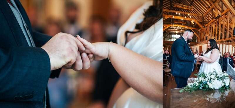 "Rustic barn summer wedding at Blake Hall in Essex with relaxed and happy bride and groom captured in a natural documentary style, perfect for anxious or nervous couples seeking authentic and beautiful wedding photography."