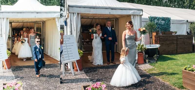 "Outdoor summer wedding at The Boundary in Essex with relaxed and happy bride and groom captured in a natural documentary style, perfect for anxious or nervous couples seeking authentic and beautiful wedding photography."