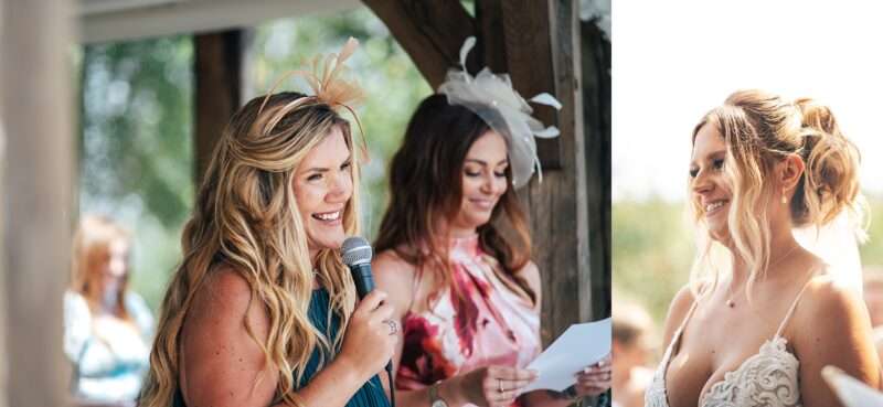 "Outdoor summer wedding at The Boundary in Essex with relaxed and happy bride and groom captured in a natural documentary style, perfect for anxious or nervous couples seeking authentic and beautiful wedding photography."