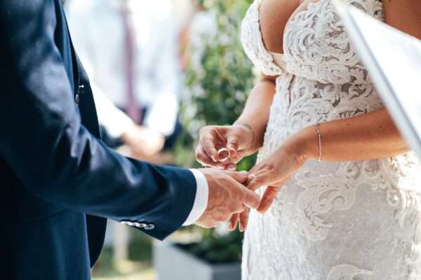 "Outdoor summer wedding at The Boundary in Essex with relaxed and happy bride and groom captured in a natural documentary style, perfect for anxious or nervous couples seeking authentic and beautiful wedding photography."