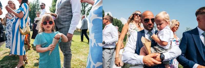 "Outdoor summer wedding at The Boundary in Essex with relaxed and happy bride and groom captured in a natural documentary style, perfect for anxious or nervous couples seeking authentic and beautiful wedding photography."