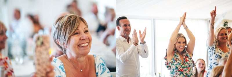 "Outdoor summer wedding at The Boundary in Essex with relaxed and happy bride and groom captured in a natural documentary style, perfect for anxious or nervous couples seeking authentic and beautiful wedding photography."