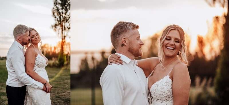 "Outdoor summer wedding at The Boundary in Essex with relaxed and happy bride and groom captured in a natural documentary style, perfect for anxious or nervous couples seeking authentic and beautiful wedding photography."