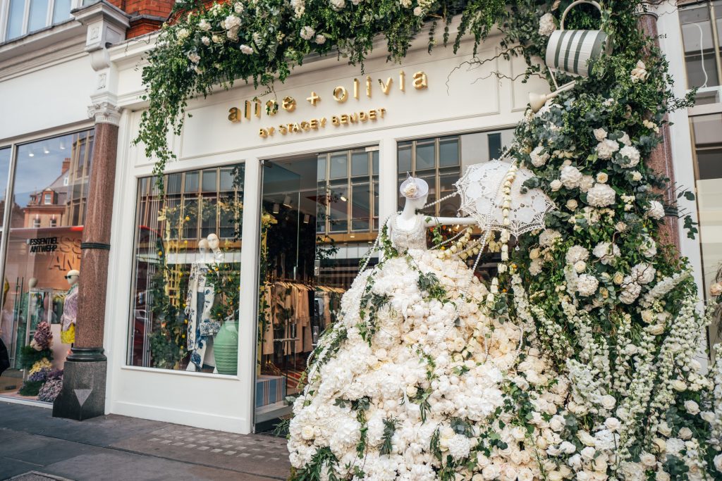 Essex Branding, Content and Head Shot photographer for Alice & Olivia boutique Chelsea Flower Show
