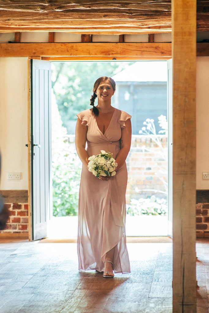 Pastel pinks for an intimate summer wedding at Blake Hall recommended Essex Wedding Photographer