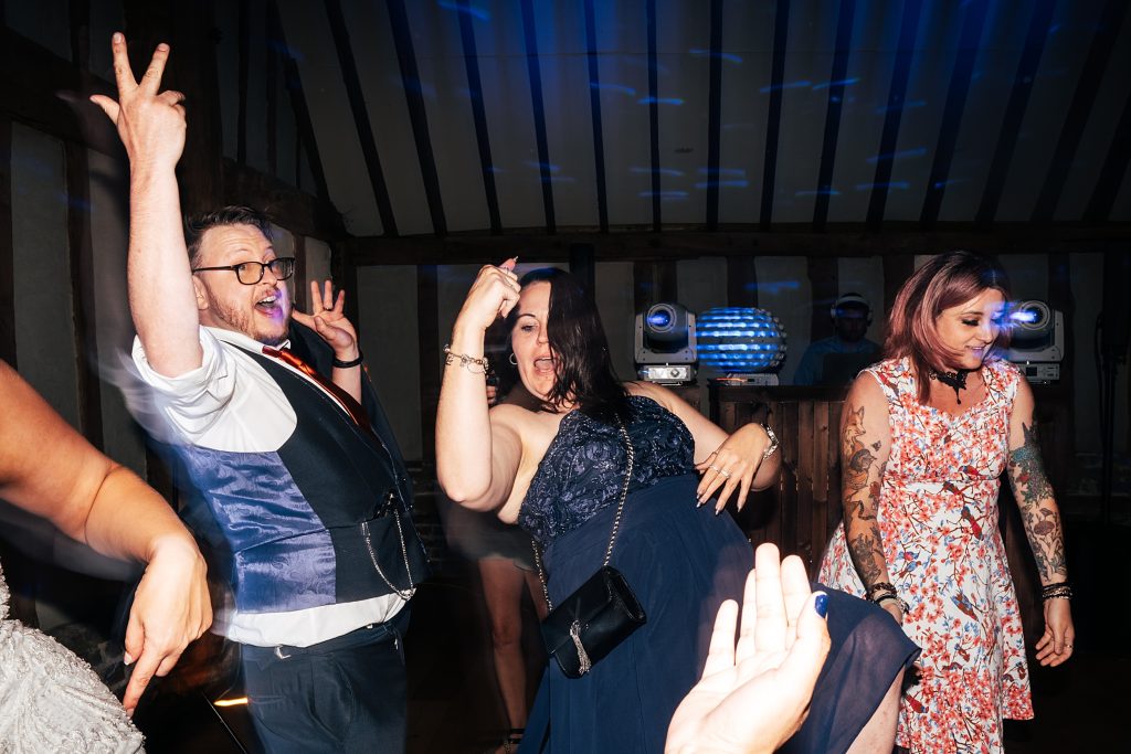 guests on dance floor