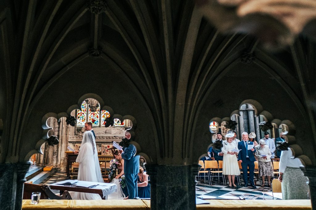 wedding at Ely cathedral