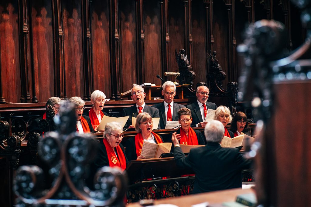 choir sing at Ely Cathedral