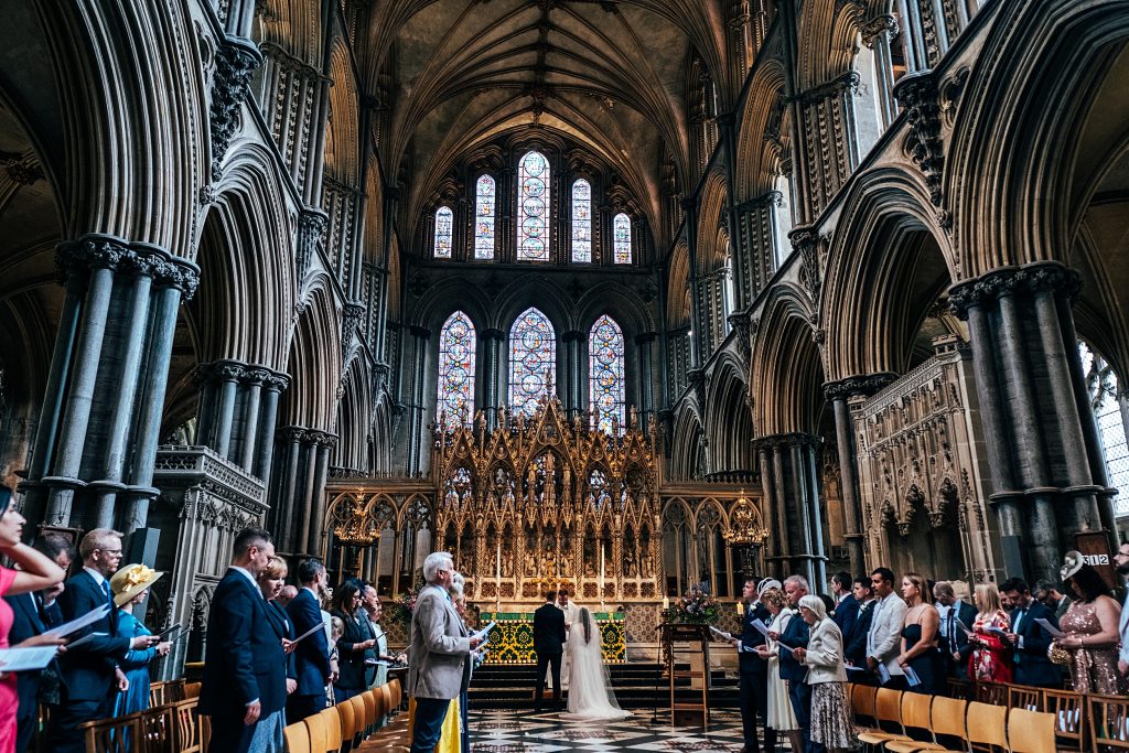 wedding at Ely cathedral