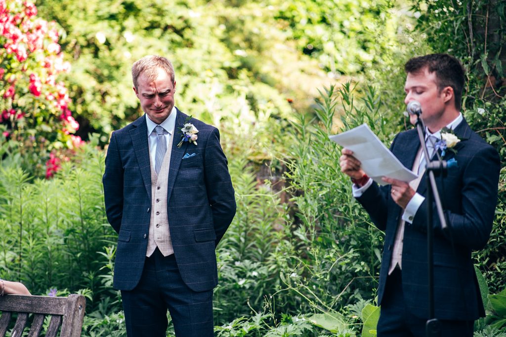 groom cries at best man speech