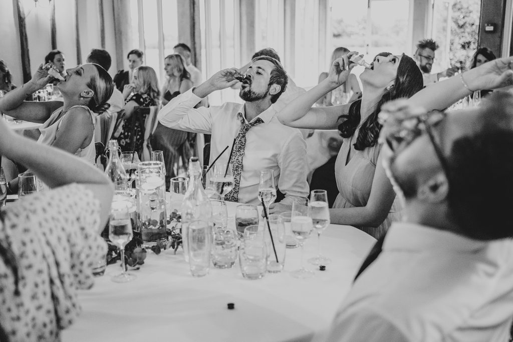 guests all do shots