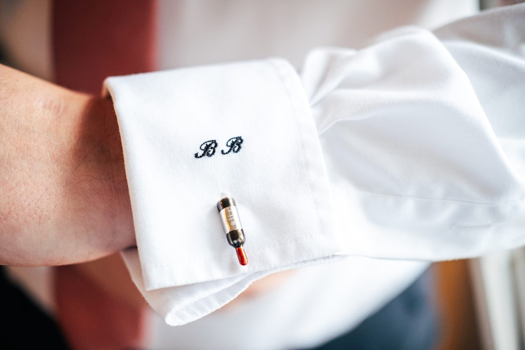 wine bottle cufflink
