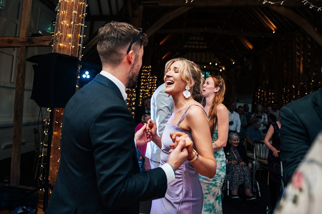 guests on dance floor