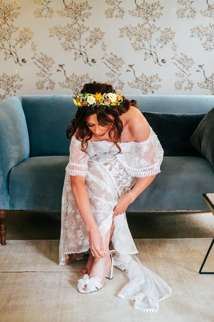 Relaxed Boho Farm Wedding with piglets and Disco Balls Best Essex Hertfordshire Wedding Photographer