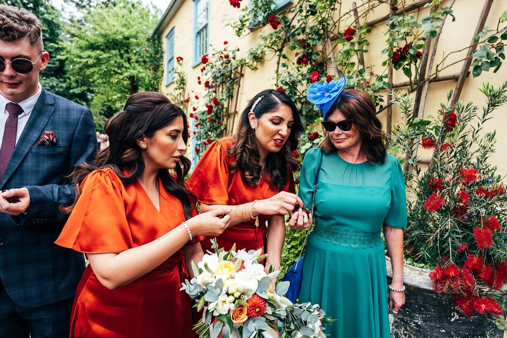 Relaxed Boho Farm Wedding with piglets and Disco Balls Best Essex Hertfordshire Wedding Photographer