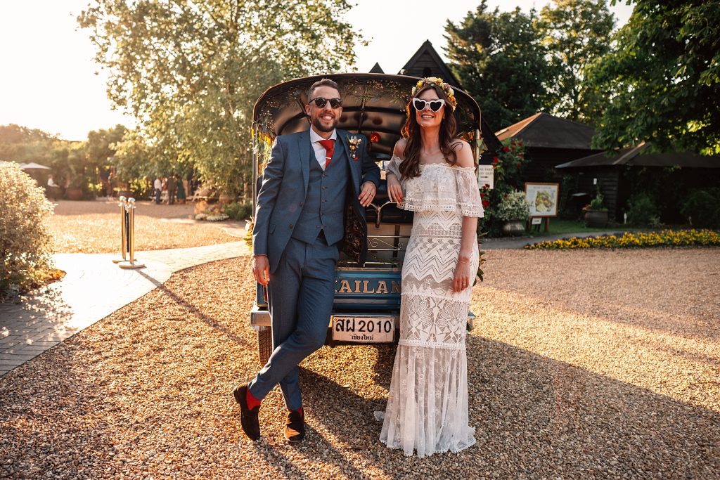 Relaxed Boho Farm Wedding with piglets and Disco Balls Best Essex Hertfordshire Wedding Photographer