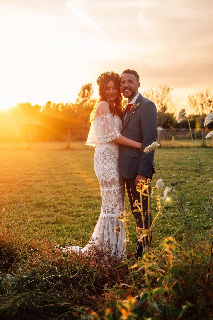 Relaxed Boho Farm Wedding with piglets and Disco Balls Best Essex Hertfordshire Wedding Photographer
