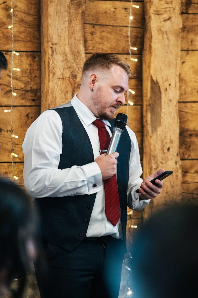 best man gives speech